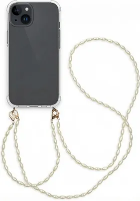 Image de imoshion Coque arrière avec cordon + bracelet - Perles pour l'Apple iPhone 15 - Transparent