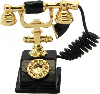 Produktbild von Puppenhaus Maßstab Miniatur Telefon Dekoration