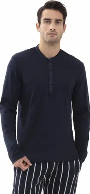 Produktbild von Mey Mey Henley Long-sleeve, indigo blau blau 698-80-05495