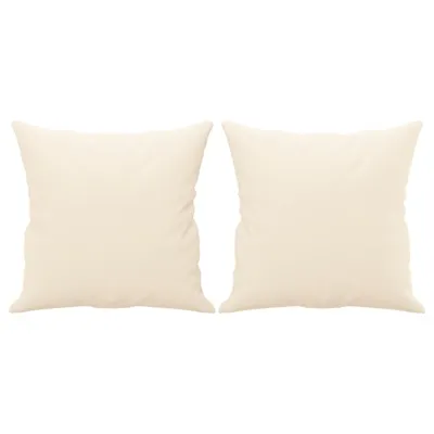 Immagine prodotto di Cuscini Decorativi 2 pz Crema 40x40 cm in Velluto