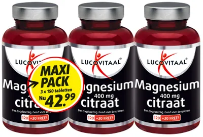 Produktbild von Magnesiumcitrat 400 mg 3er-Pack
