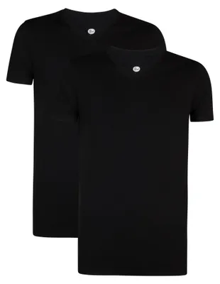 Produktbild von Petrol T-Shirt Doppelpack Black Black XL