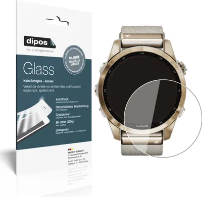 Zdjęcie produktu dla 1x Folia ochronna dla Garmin Fenix 7S (42 mm) - Anti-Shock 9H Film dipos Glass Plastic Glass