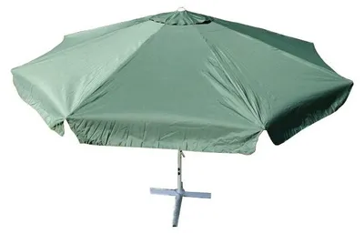 Zdjęcie produktu dla Parasol ogrodowy zielony z korbką 4 m