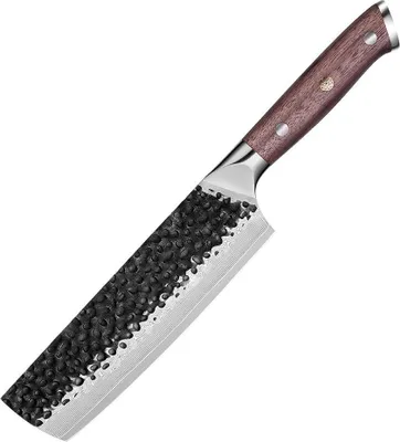 Zdjęcie produktu dla Nóż kuchenny damasceński TE-37523 Nakiri - Brązowy KP37523