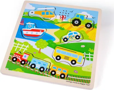Produktbild von Bigjigs Klangpuzzle Transport