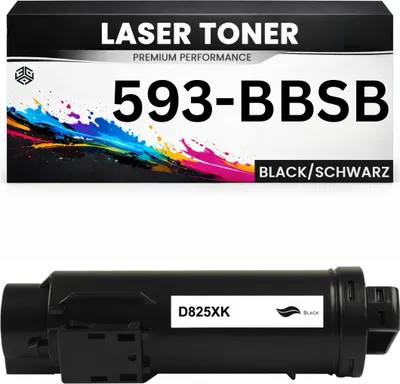 Produktbild von XL Toner kits kompatibel für Dell 593-BBSB H625cdw/H825cdw/S2825cdn in Schwarz