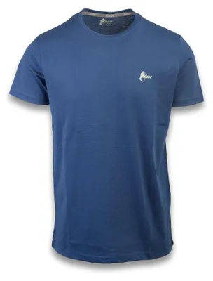 Zdjęcie produktu dla Bawełniany T-shirt męski, kolor niebieski