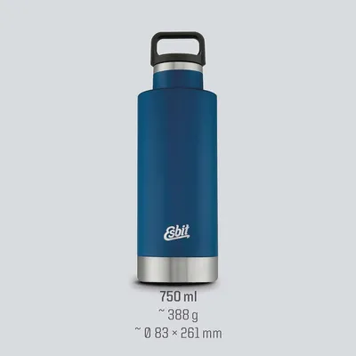 Robuste RVS Thermosflasche 750 ml - Hält Getränke Warm und Kalt