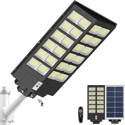 Obrázok produktu pre Solárne vonkajšie osvetlenie s detektorom pohybu, 1200 W, 120 000 lúmenov, vodotesné (IP65)