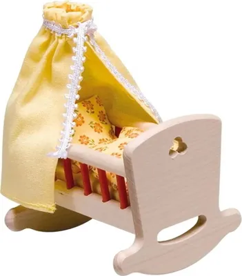 Produktbild von Puppenhausmöbel Schlafzimmer Filius, Wiege