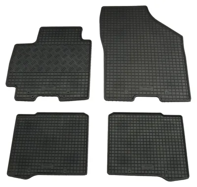 Gummifußmatten Set 4-teilig für Suzuki Baleno 2 (6/2016-), schwarz