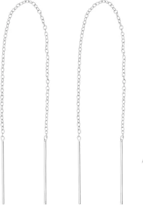 Produktbild von Durchzieher Ohrringe 925 Sterling Silber Ohrhänger