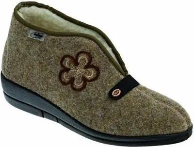 Produktbild von BEFADO Damen Hausschuhe 031W011 warm mit Schafwolle,  Braun 38