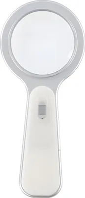 Produktbild von LUPE mit Beleuchtung LED Handlupe Vergrößerungsglas Leselupe Taschenlupe Lesehilfe 31 (Weiss)