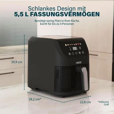 Obrázok produktu pre Princess 182476 SlimFry 8L teplovzdušná fritéza