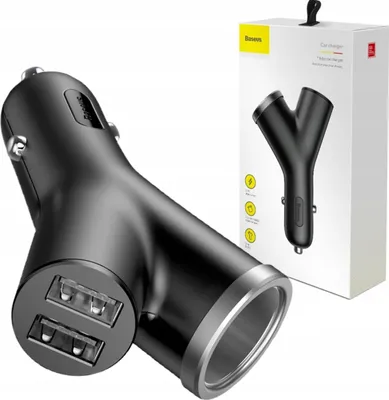 Image de Baseus CCALL-YX01 chargeur pour appareils mobiles Noir Auto