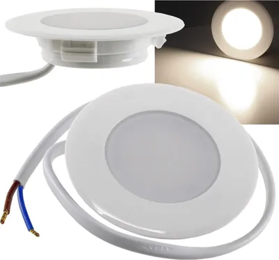 Produktbild von LED-Einbauleuchte EBL-HV65w weiß 2 Watt 230V 4200K 237Lm neutralweiß
