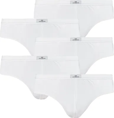 Produktbild von GÖTZBURG Herren Sport-Slip, Baumwolle, Single Jersey, weiß, 5er Pack Größe: 8