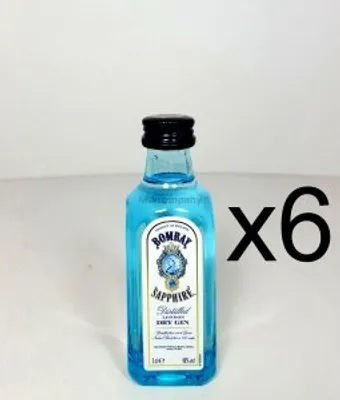 Produktbild von Bombay Sapphire Gin Minis - 6x 50ml (40% Vol)