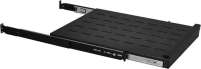 Image de Etagère coulissante pour rack et baie de brassage 19'', Hauteur 1U