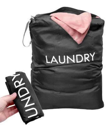 Waschsack 60×90 cm, 120 L, wasserdicht, schwarz, mit Reißverschluss