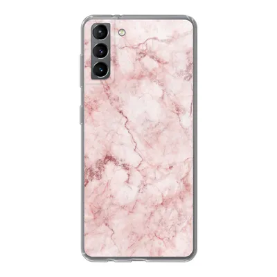 Produktbild von MuchoWow® Handyhülle Schutzhülle Hülle für Samsung Galaxy S21 Plus Marmor - Rosa - Luxus Silikon Softcase Handy Hülle - Handy-Tasche