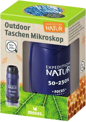 Produktbild von moses Expedition Natur Outdoor-Taschen-Mikroskop