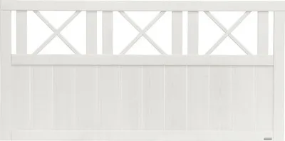 Produktbild von Vorgartenzaun Konsta Provence 180 x 90 cm cremeweiß