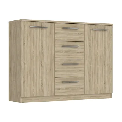 Immagine prodotto di Comò 2 ante + 4 cassetti SURREY rovere Sonoma