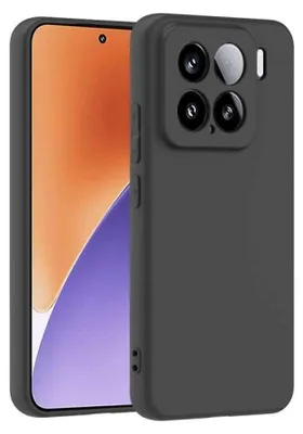 Zdjęcie produktu dla Lenuo pokrowiec TPU matowy do Xiaomi 15 czarny