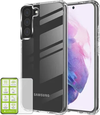 Obrázok produktu pre Silikónové puzdro pre Samsung Galaxy A05s, sklenené puzdro na mobil, obal, kryt