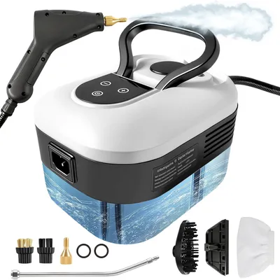 Dampfreiniger 2500 W, 1,8 l Tank, 8 Zubehörteile, 15 s Aufheizzeit