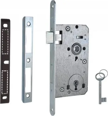 Image de Serrure de porte de chambre Serrure à encastrer BB DIN-gauche 72/55 mm Z211