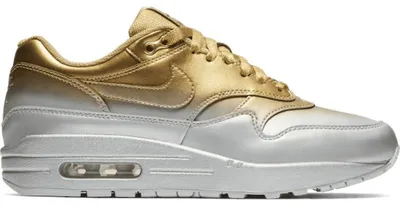 Produktbild von Nike Air Max 1 LX Metallic Gold Metallic Platinum (Women's) - EU 38.5