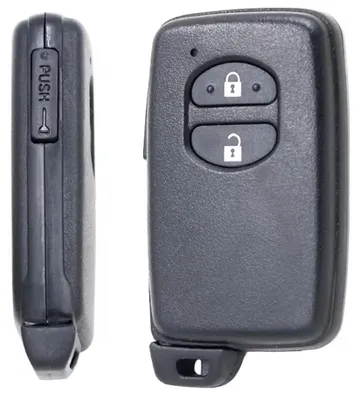Produktbild von Techstar®-Autoschlüsselgehäuse mit 2 Tasten, kompatibel mit Toyota Prius XW30 (2009–2012) – Proximity, Schlüsselblatt TOY40