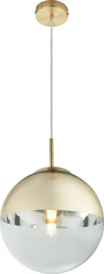 Produktbild von Globo Lighting Hängeleuchte Metall goldfarben, 1x E27