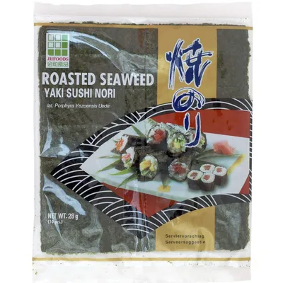 Produktbild von JHFOODS gerösteter Seetang Yaki Sushi Nori Gold 28g
