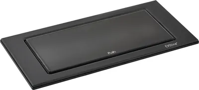 Zdjęcie produktu dla Gniazdo EVOline Backflip - chowane gniazdo 2-krotne z ładowarką USB-C, tworzywo sztuczne / szkło czarny mat