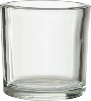 Produktbild von Teelichthalter Kerzenglas HEAVY H. 10cm D. 10cm klar konisch Rudolph Keramik