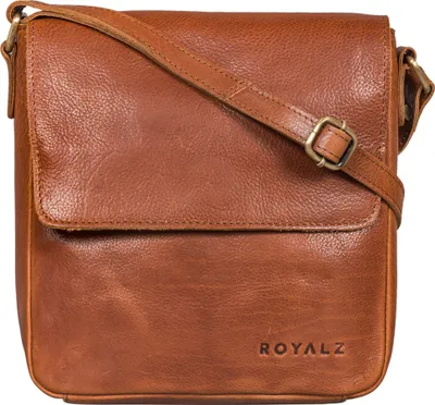 Produktbild von ROYALZ "Illinois" Herrentasche zum Umhängen klein Leder Umhängetasche Herren Messenger Bag Vintage Ledertasche Schultertasche Handtasche Echtleder