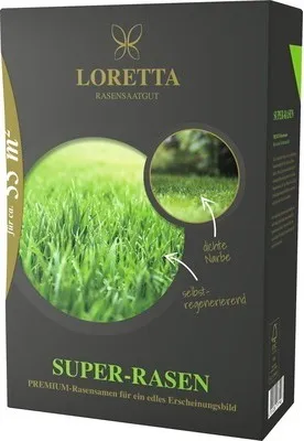 Image de Semences pour gazon Loretta Super-Gazon, 1,1 kg, pour 55 m²