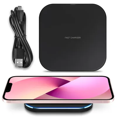 Produktbild von QI Wireless Charger 15W 10W 5W Kabellose Induktive Ladestation für Galaxy S25