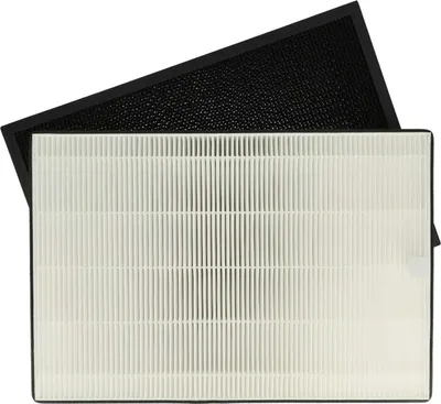 Produktbild von vhbw 2-teiliges Filter-Set kompatibel mit Ideal AP35H, AP35 Luftreiniger - HEPA-Filter, Aktivkohlefilter
