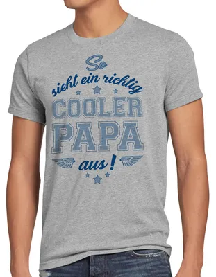Produktbild von style3 So sieht ein richtig cooler Papa aus Herren T-Shirt