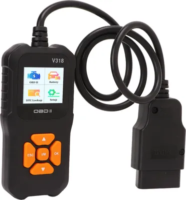 Obrázok produktu pre V318 OBD2 skener 1.8in farebná obrazovka 10 jazykov Čítačka chybových kódov Diagnostický nástroj pre automobily