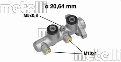 Produktbild von METELLI 05-0513 Bremszylinder Hauptbremszylinder für CHEVROLET MATIZ (M200, M250) für DAEWOO Matiz Schrägheck (M100, M150)