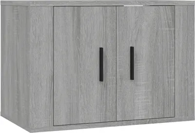 Produktbild von vidaXL TV-Wandschrank Grau Sonoma 57x34,5x40 cm