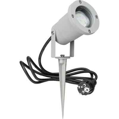 Produktbild von Brilliant LED Außenleuchte Janko grau,mit Erdspieß 16x10,5cm