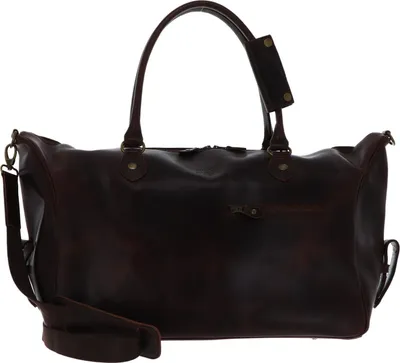 Produktbild von Buckle & Seam Leder Weekender Linwood - Braun / Dots